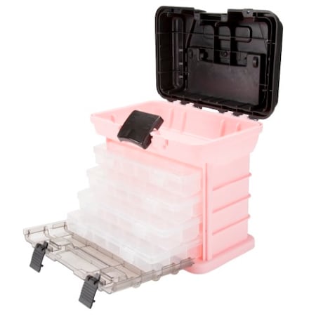Fleming Supply Supply Parts and Tackle Toolbox with 5 compartments, 10.5 in H x 10 in W 161484USZ